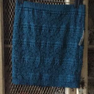 Forever 21 Teal Skirt Size Medium